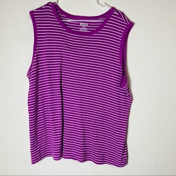 Duluth Trading Co Tops - Duluth Trading Company Striped Sleeveless Tank Size: XXL